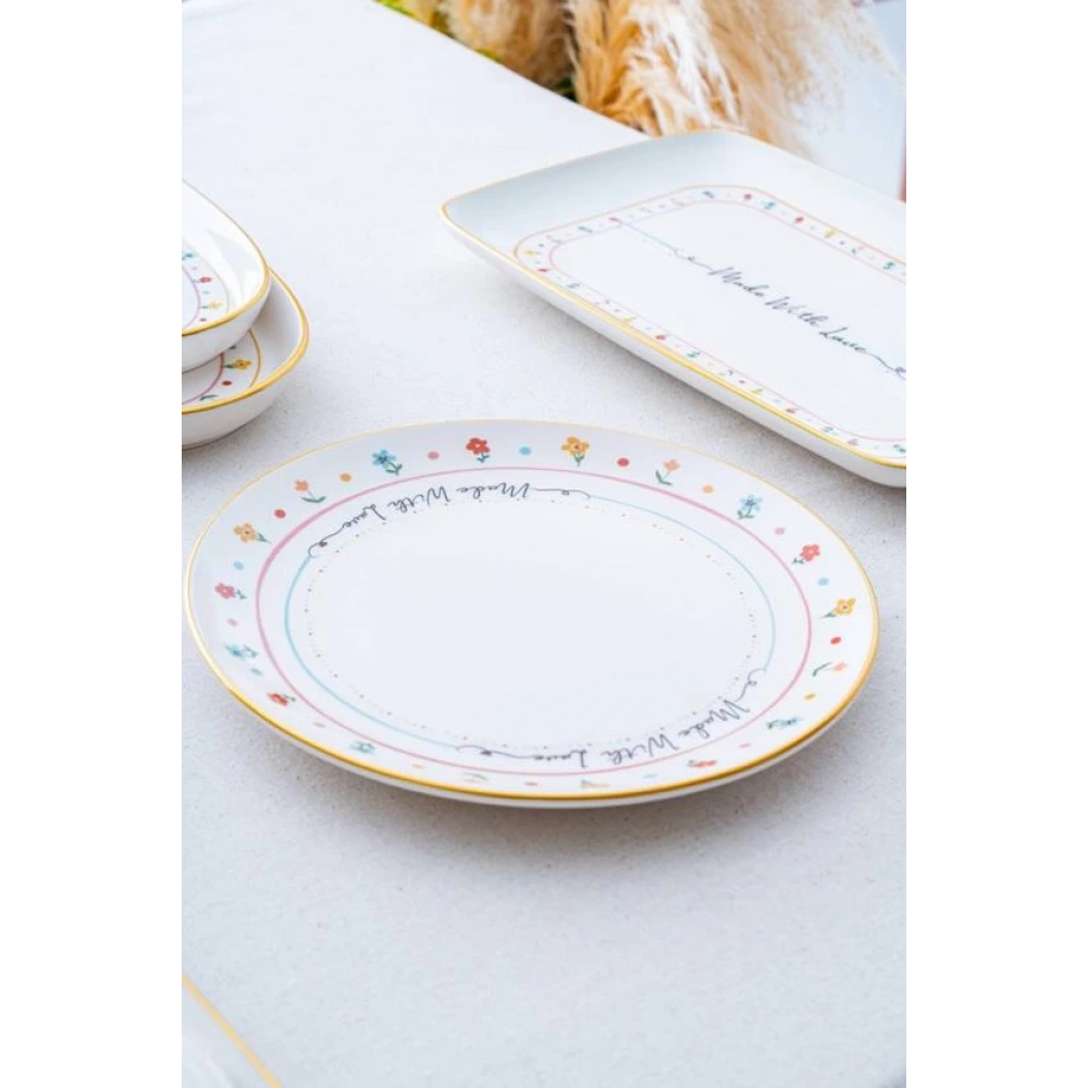 Acar Livaldi 6lı Servis Tabak 26cm