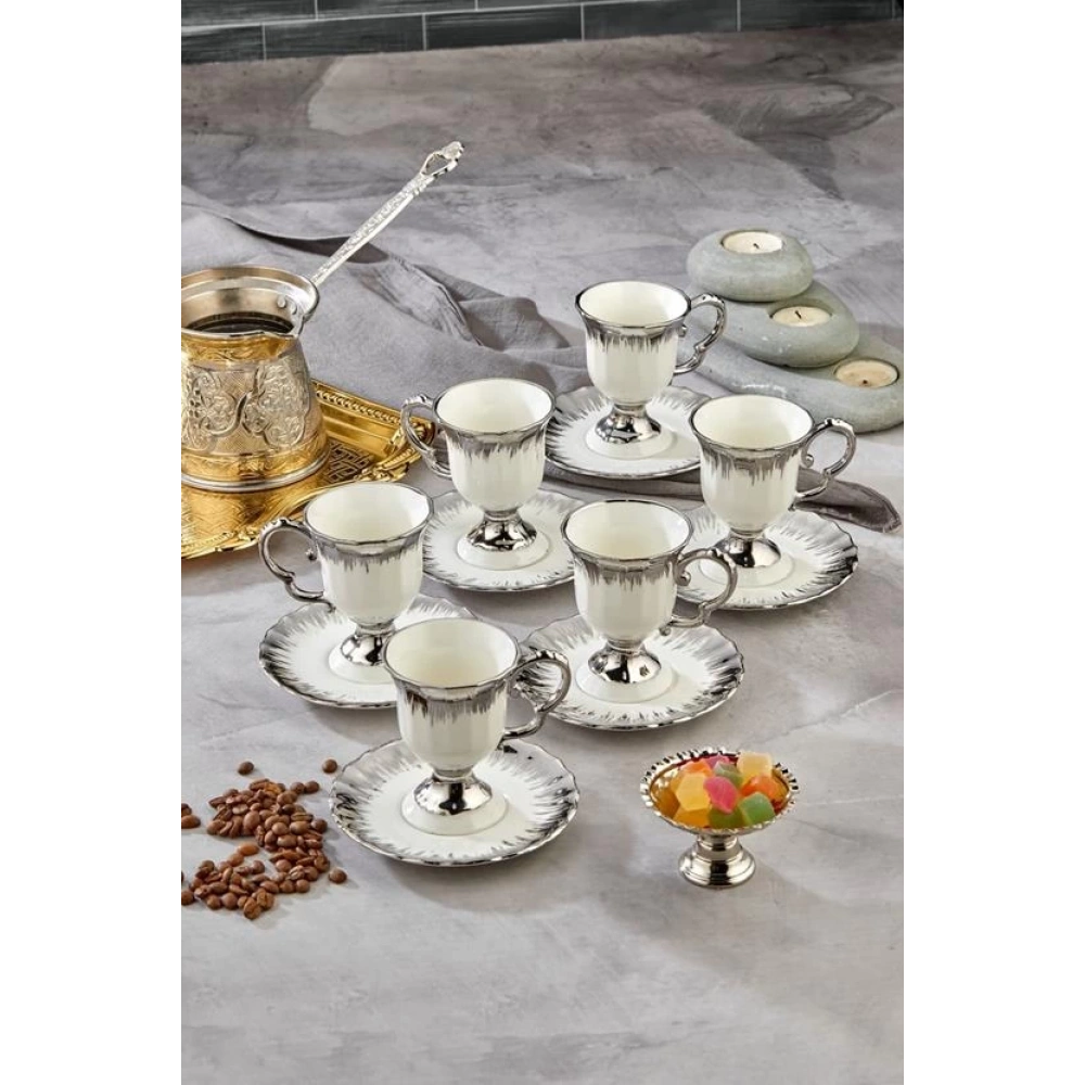 Cok Porselen Kahve  Fincan Seti