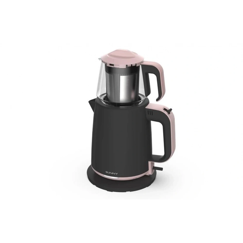 Sunny Pasha Çaycı Siyah/Pembe 2200W