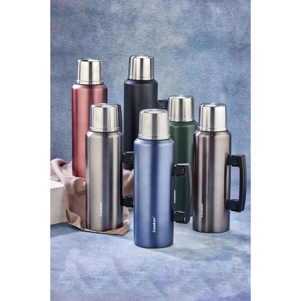 Cok 1.5lt Kulplu Çelik Termos