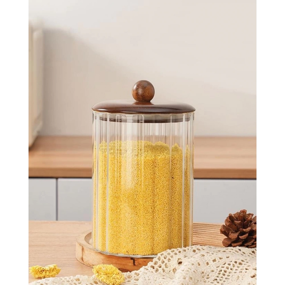 Mien Akasya Kapaklı 1550cc Cam Kavanoz