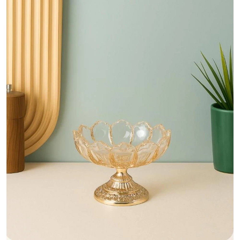 Dnr Çizgili Desen Cam Meyvelik