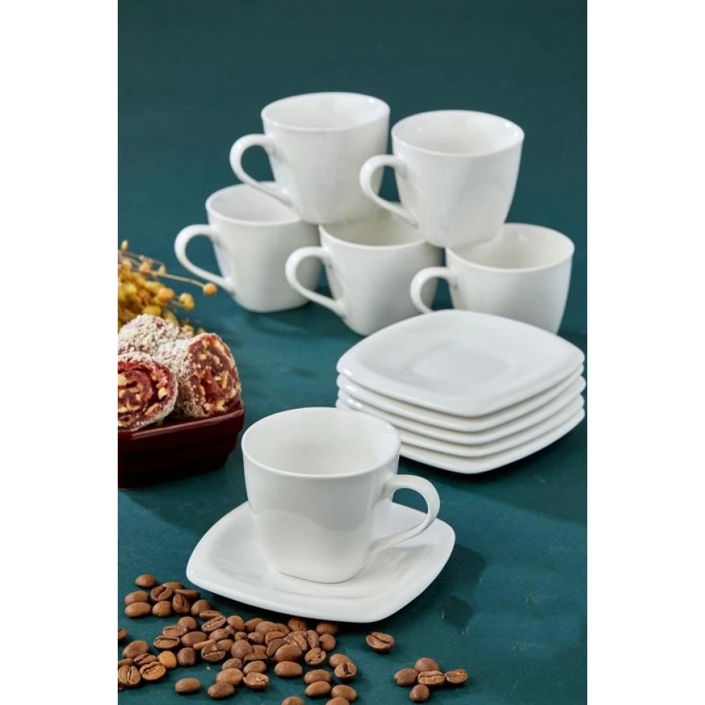 Cok Porselen 6lı Kahve Seti