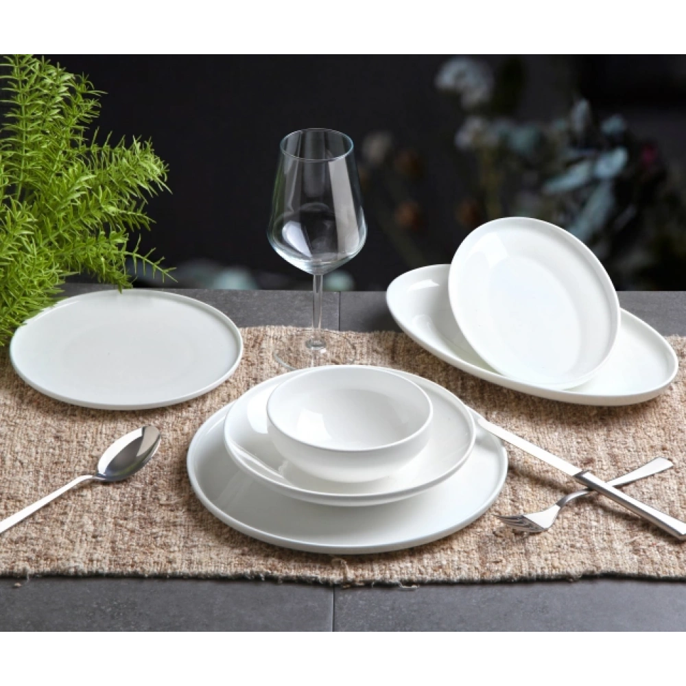 Gnl 26 Parça Sade Porselen Yemek Seti