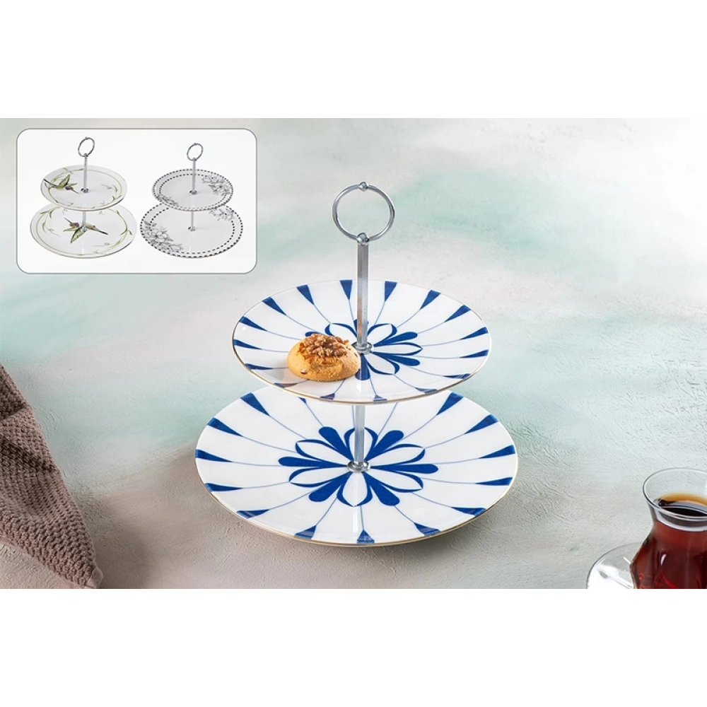 Acar Toby 19cm Porselen Katlı Kurabiyelik