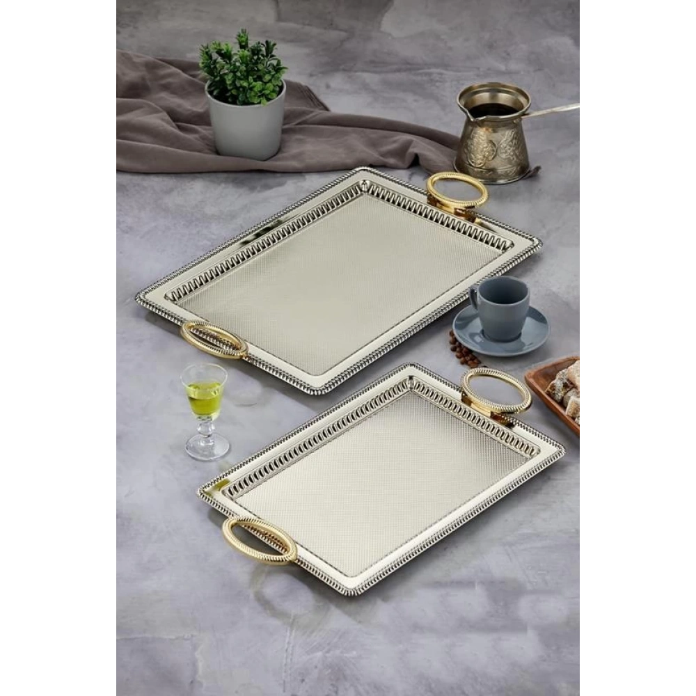 Cok Dikdörtgen 2li Tepsi