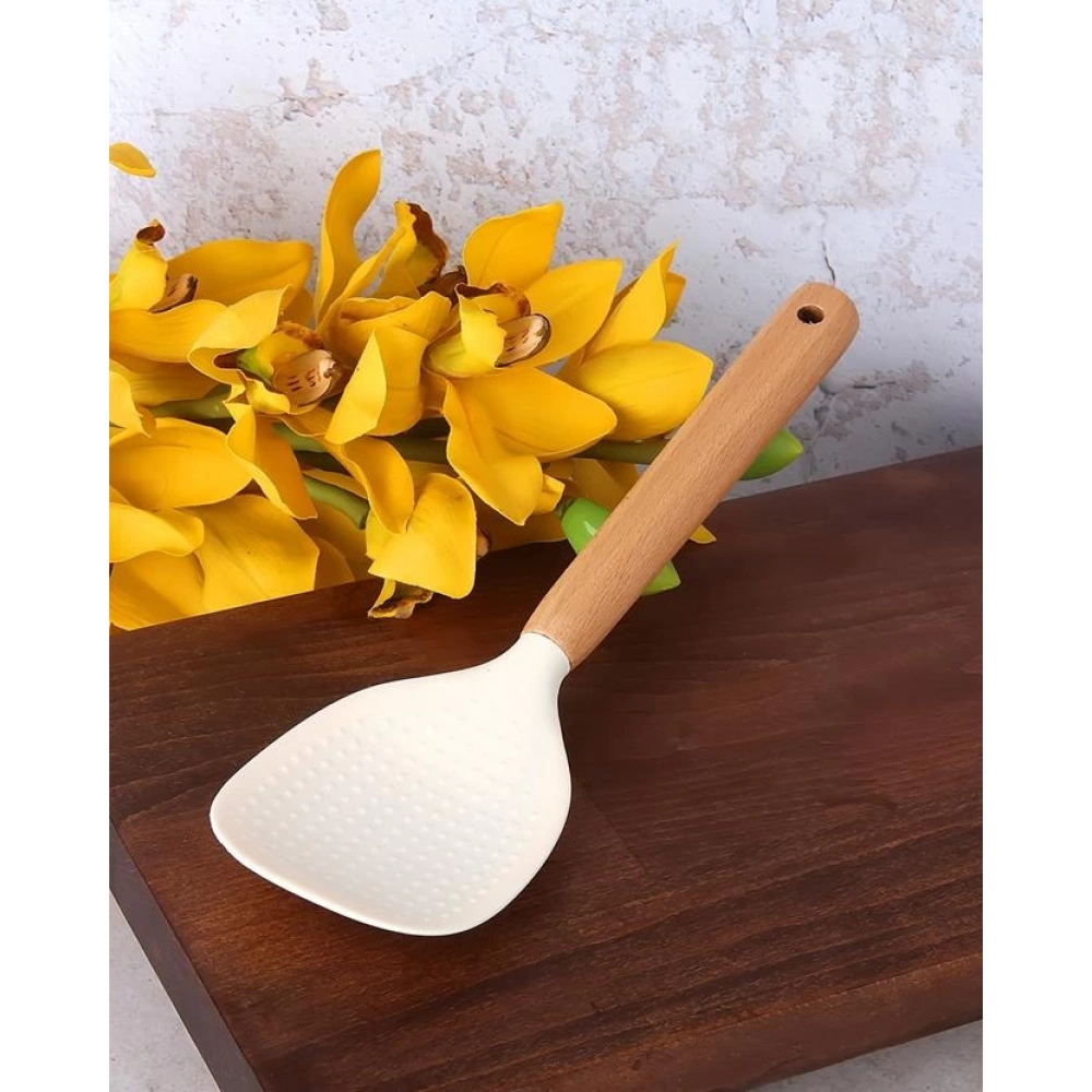 Mien Silikon Kaşık Krem