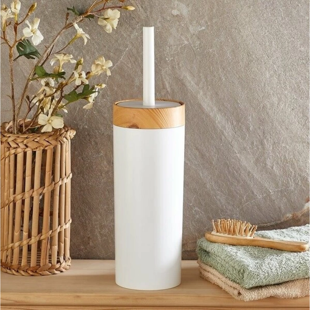 Bs Wc Fırça Ahşap Görünümlü