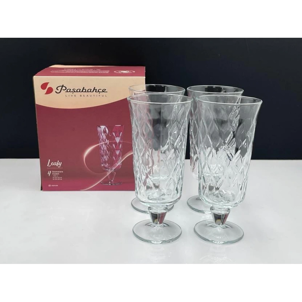 440492-4X6-Leafy Kokteyl Kadeh 445cc