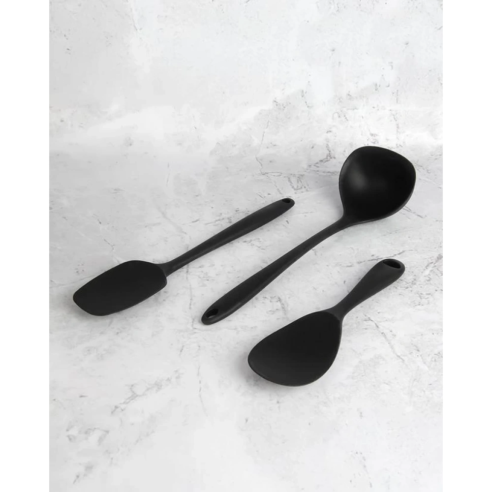 Mien 3lü Siyah Silikon Set