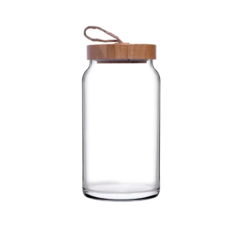 43593-1x6-Woody Bambu Kap.Kavanoz 1130cc