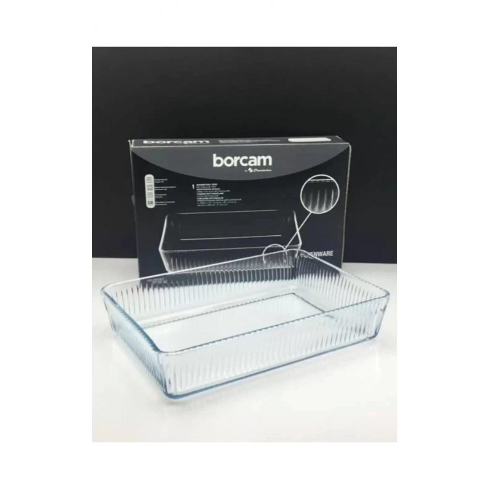 59964-1X4-Borcam 31X21cm Fırın Tepsi*25