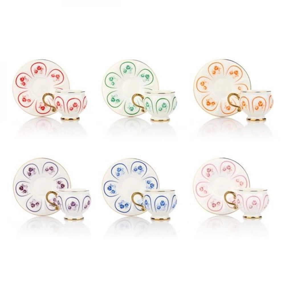Mien Porselen 6lı Kahve Seti