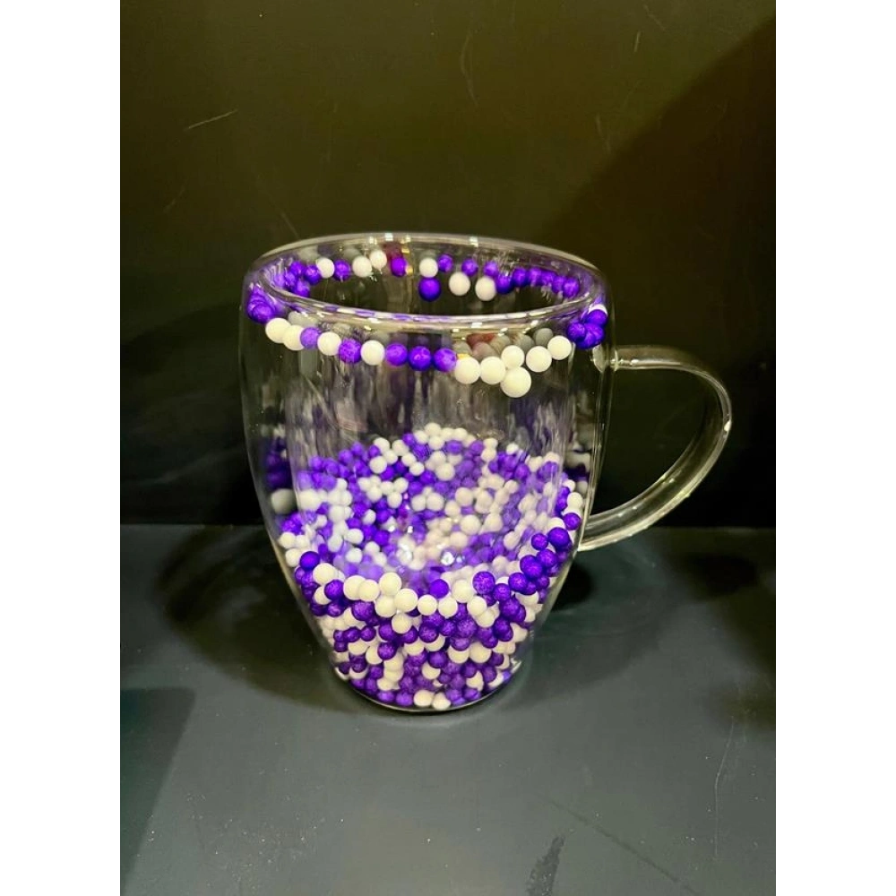 Slv Çift Cıdarlı Mor-Beyaz Kupa 350cc