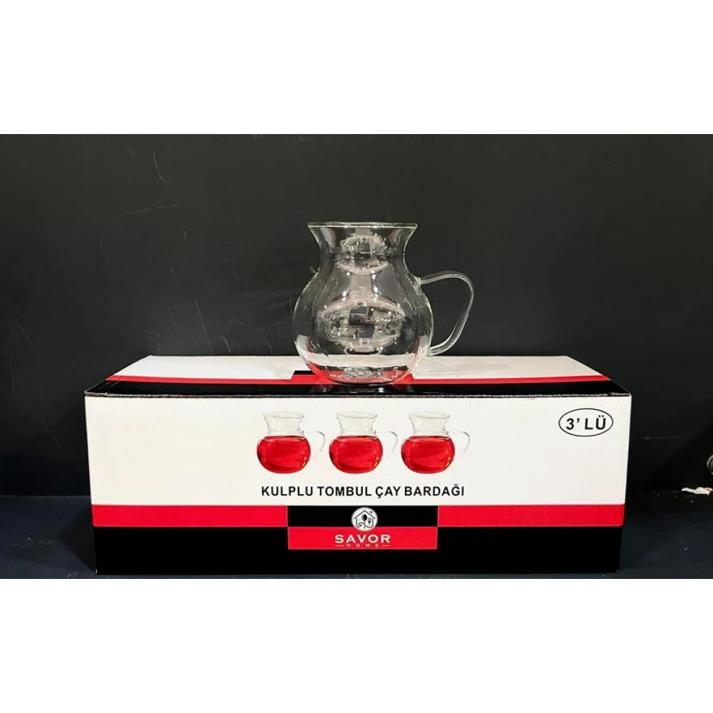 Slv Kulplu Damla Su Bardağı