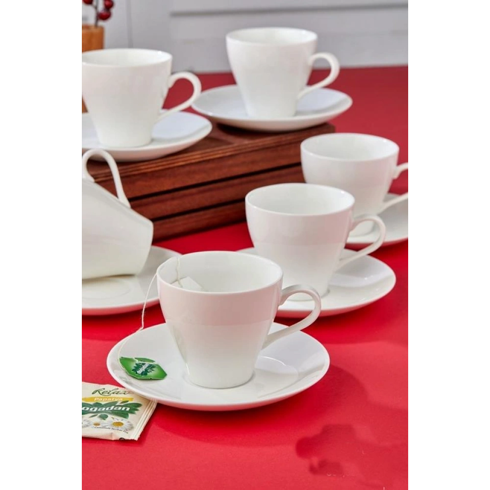 Cok Porselen 6lı Çay Fincanı