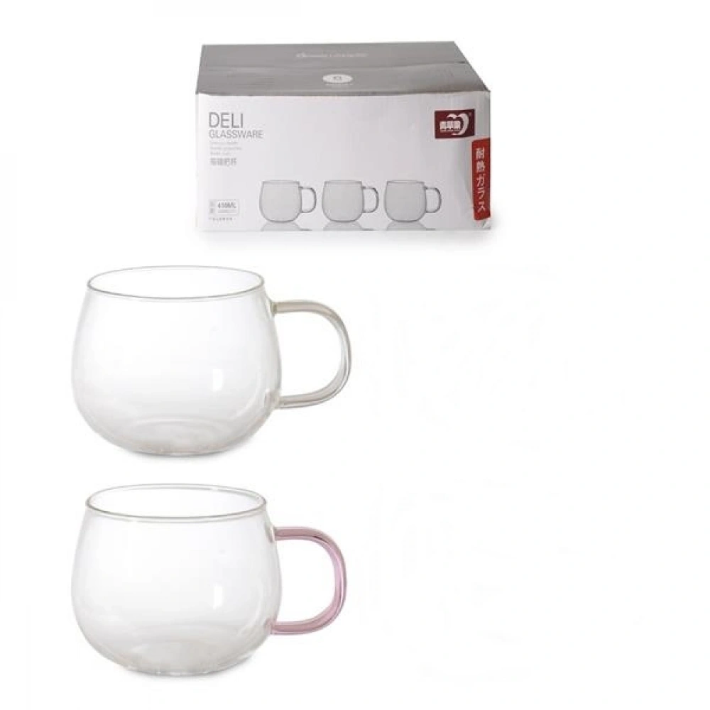 Ipk Borosilikat Sade Cam Kupa 410cc