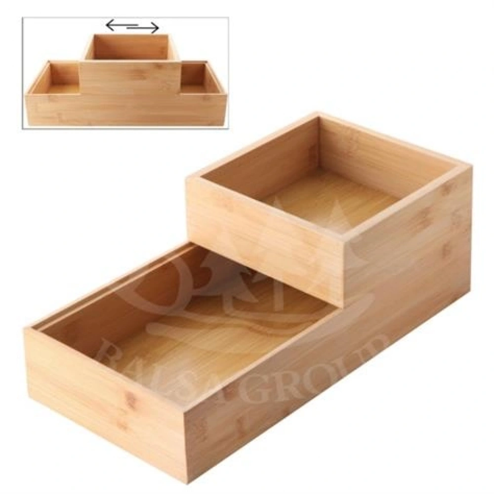 Bls Bambu 2 li Organizer 33x16x12-15x15x6cm