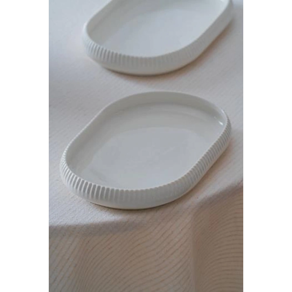 Acar Linea 21x13X2cm Oval Tabak