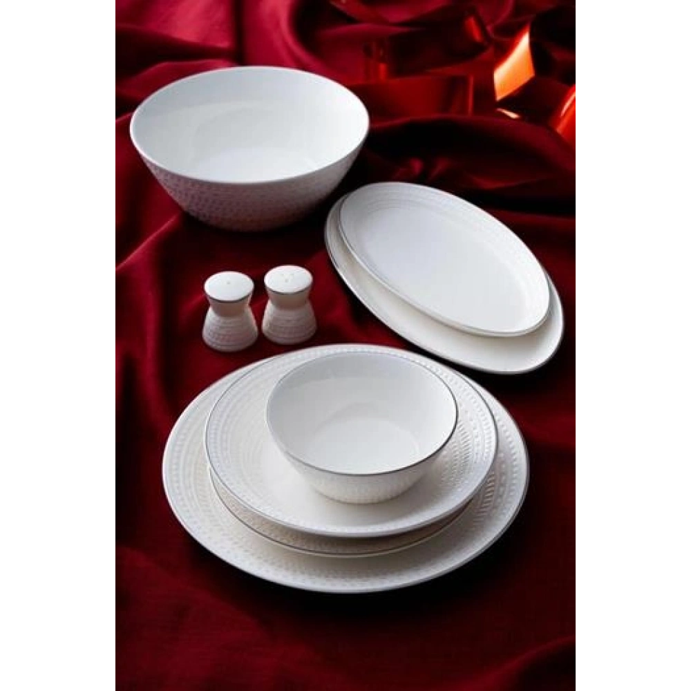 Acar Riena Silver 29 Parça Yemek Seti
