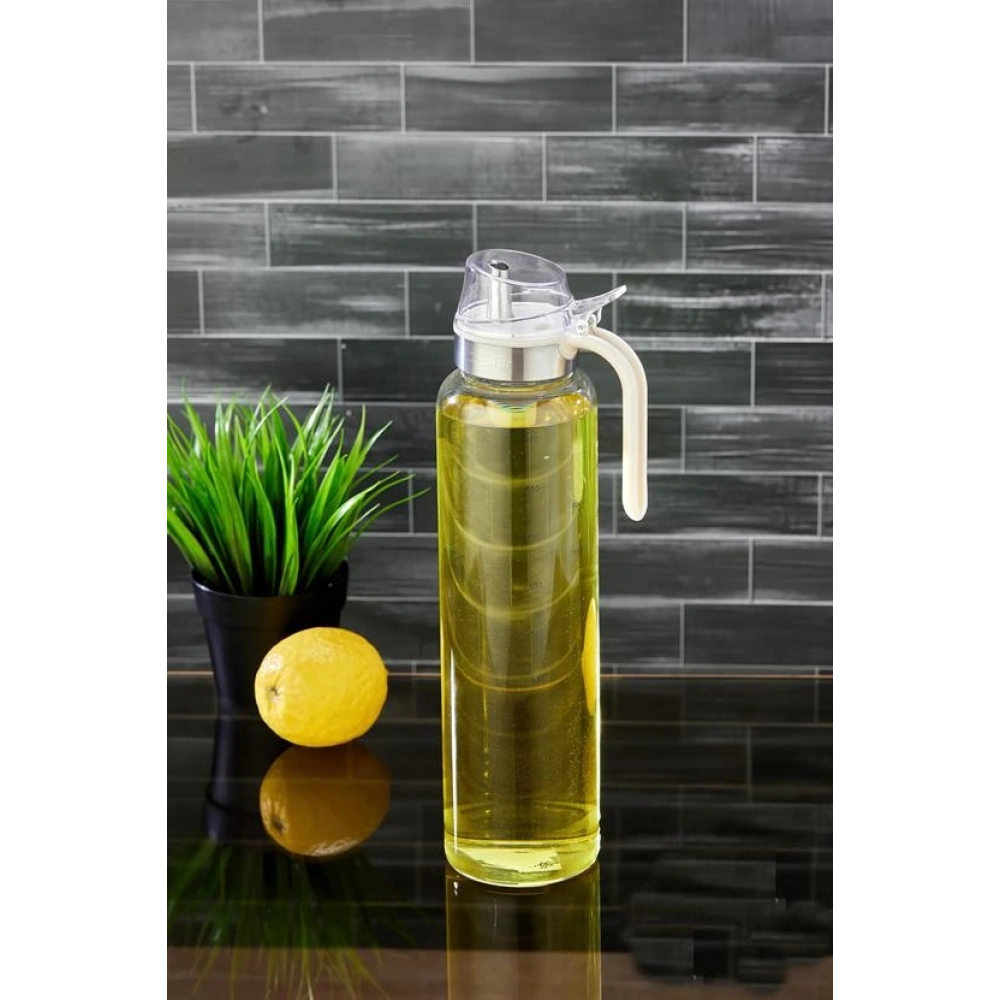 Cok Borosilikat Cam Yağlık 1lt