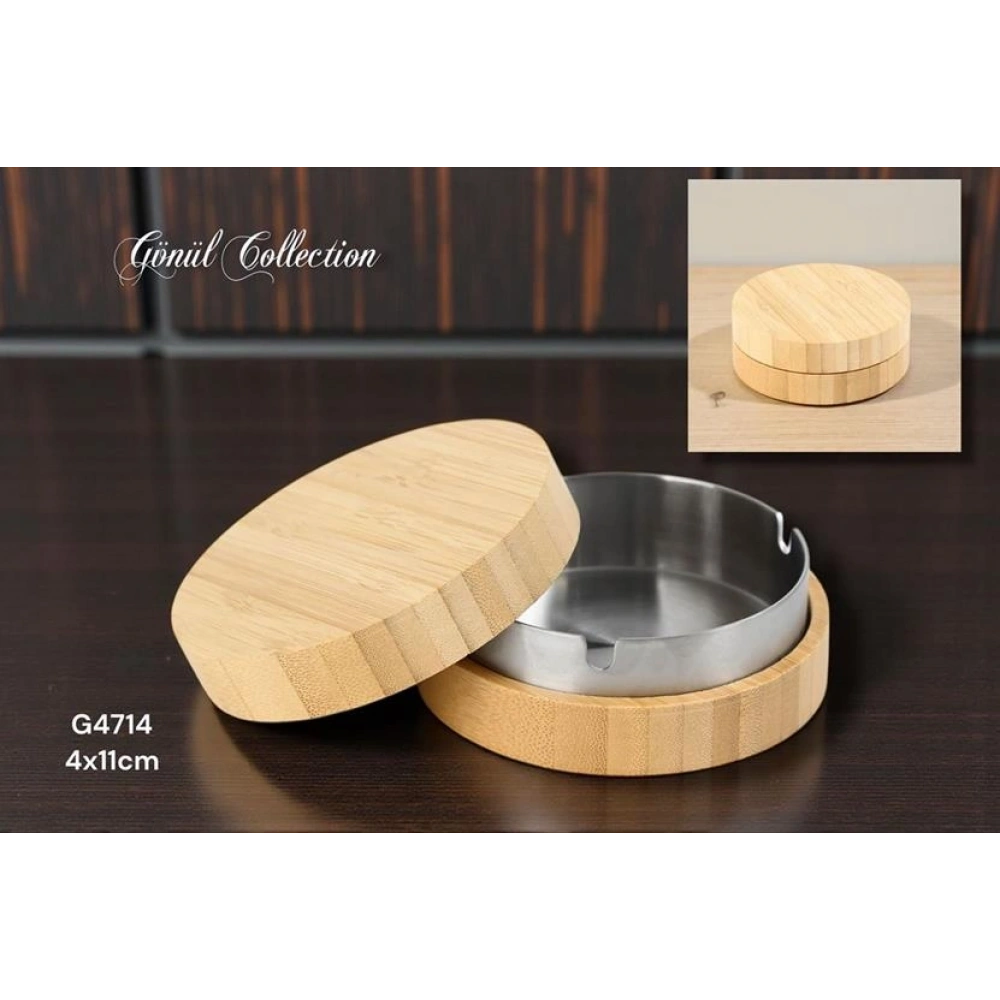 Gnl Bambu Kapaklı Küllük