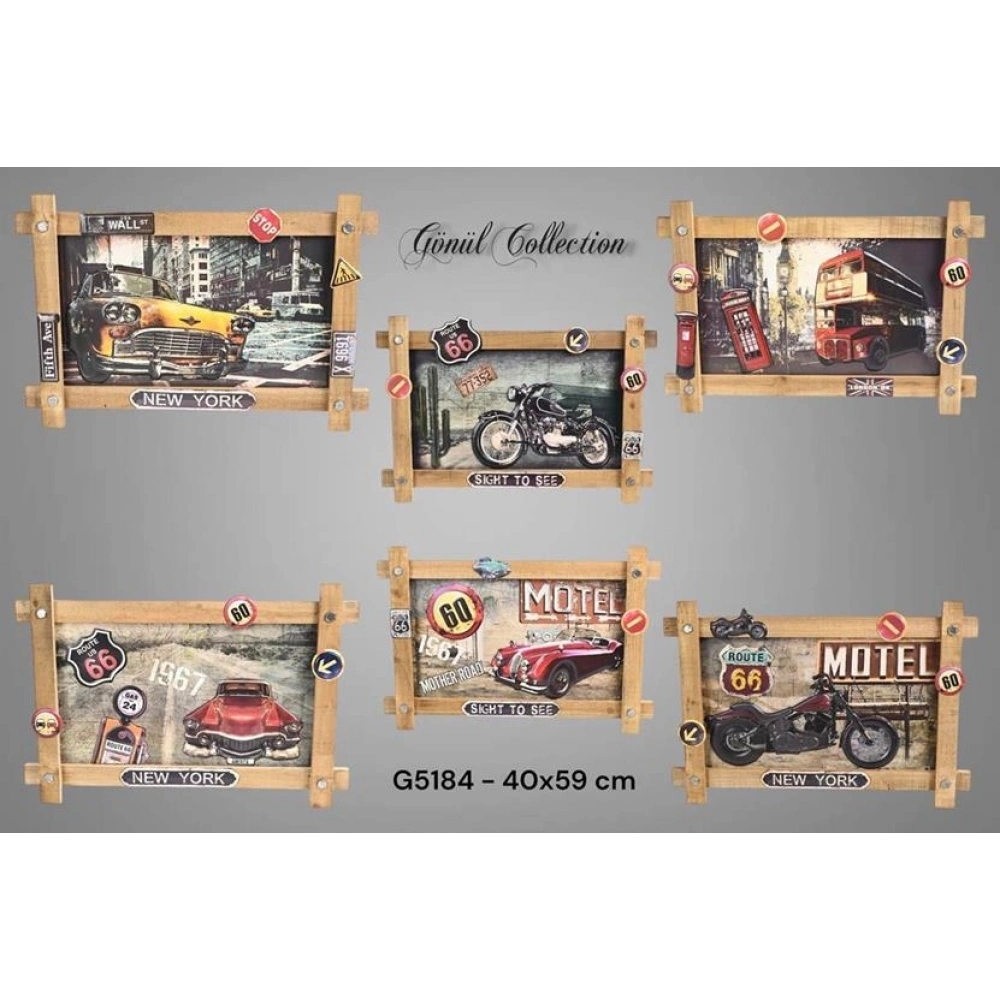 Gnl Metal Duvar Süsü