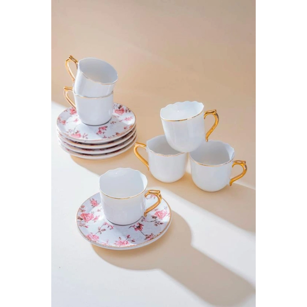 Acar Porselen 6lı Kahve Seti