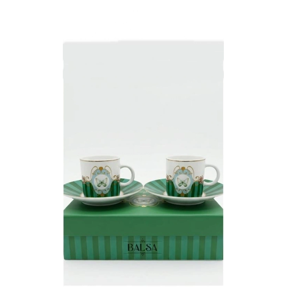 Bls 2li Porseklen Kahve Seti