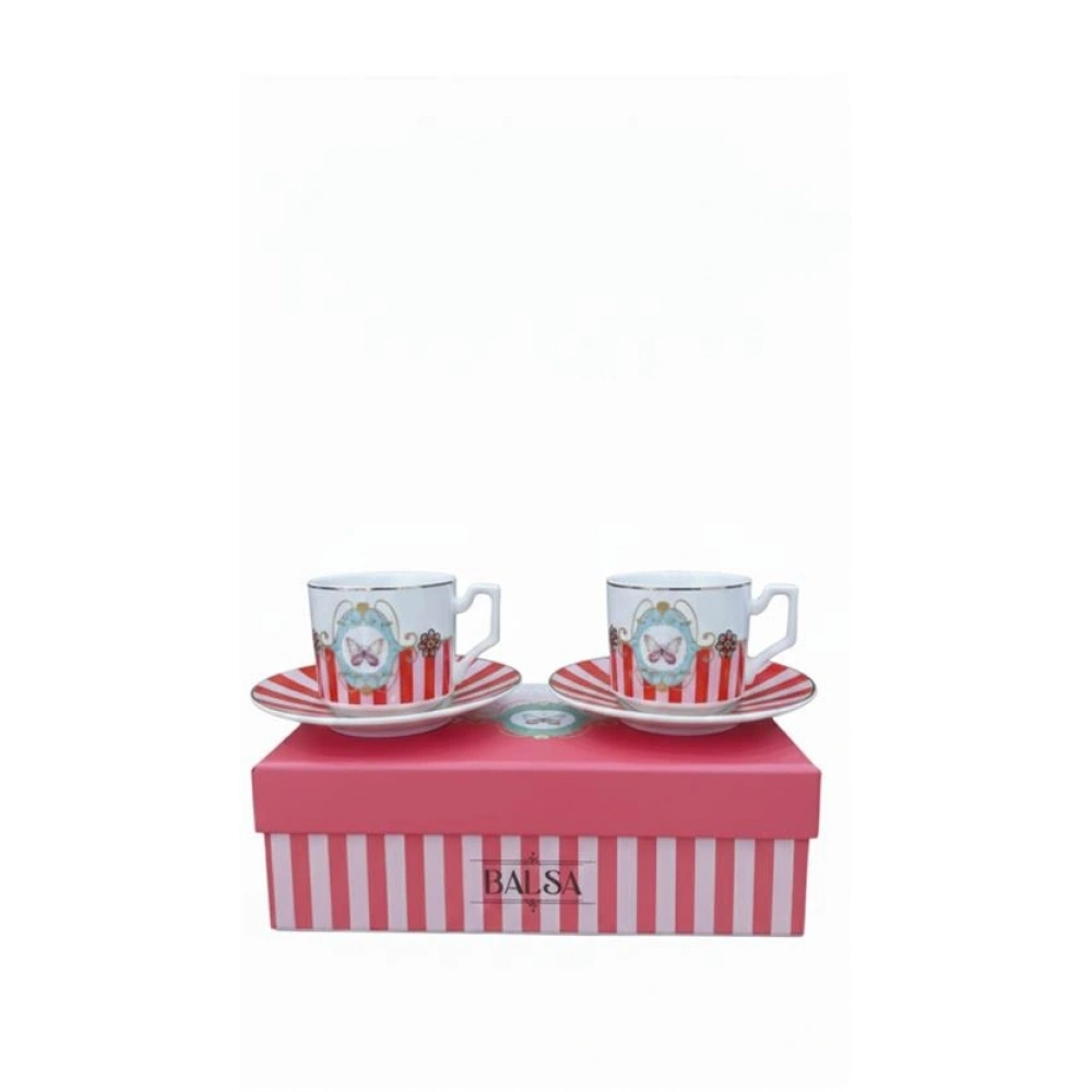 Bls 2li Porseklen Kahve Seti