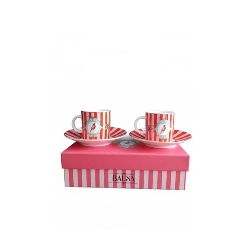 Bls 2li Porseklen Kahve Seti