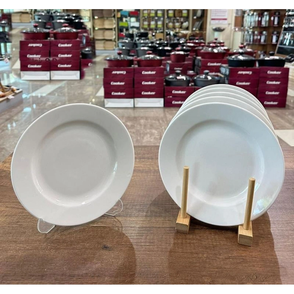 Cok Porselen 19cm 6lı Pasta Tabağı