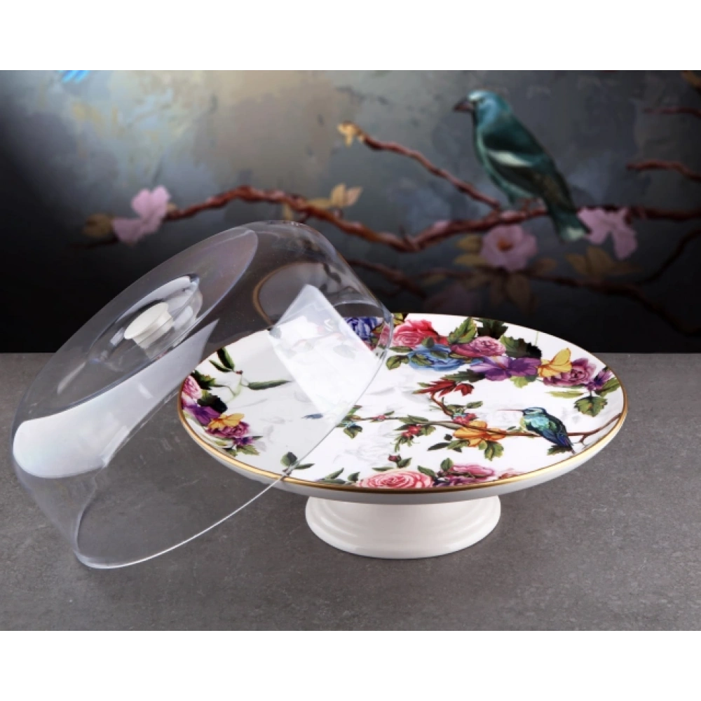 Gnl Flore Ayaklı Kek Fanusu