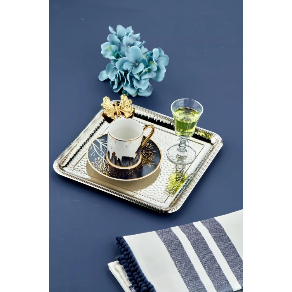 Cok Kare Metal Sunum Tepsisi