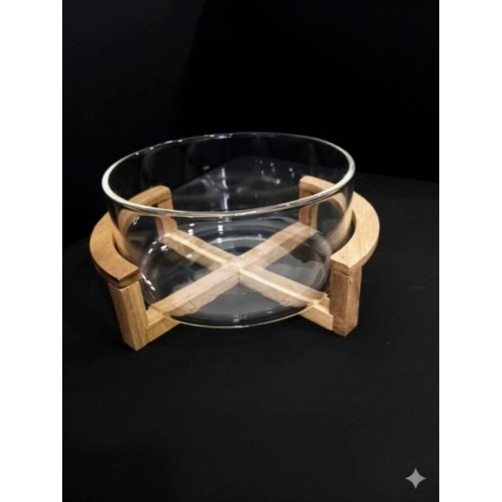 Bls Akssya Ayaklı Cam Sunum 20x10cm