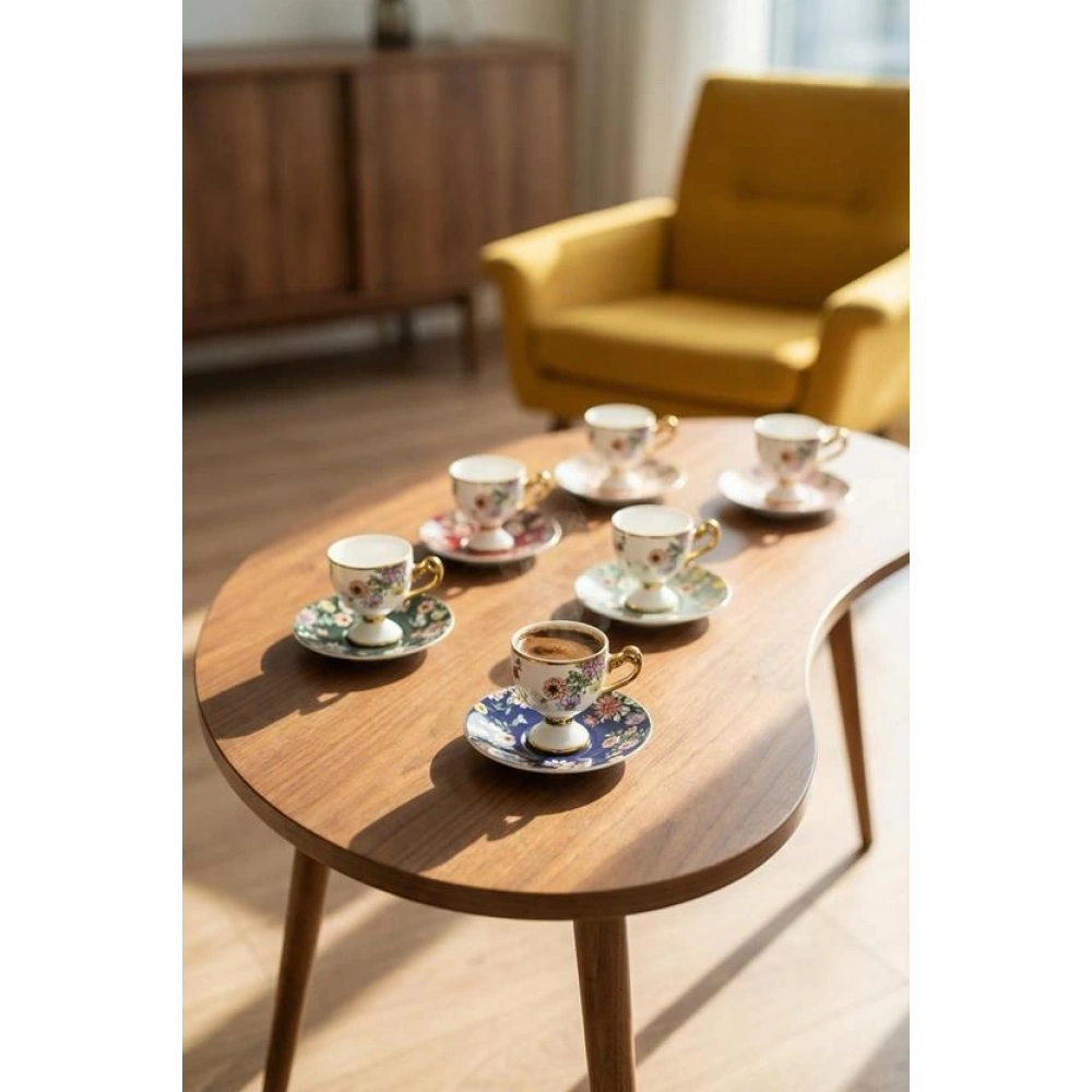 Acar Porselen 6lı Kahve Set