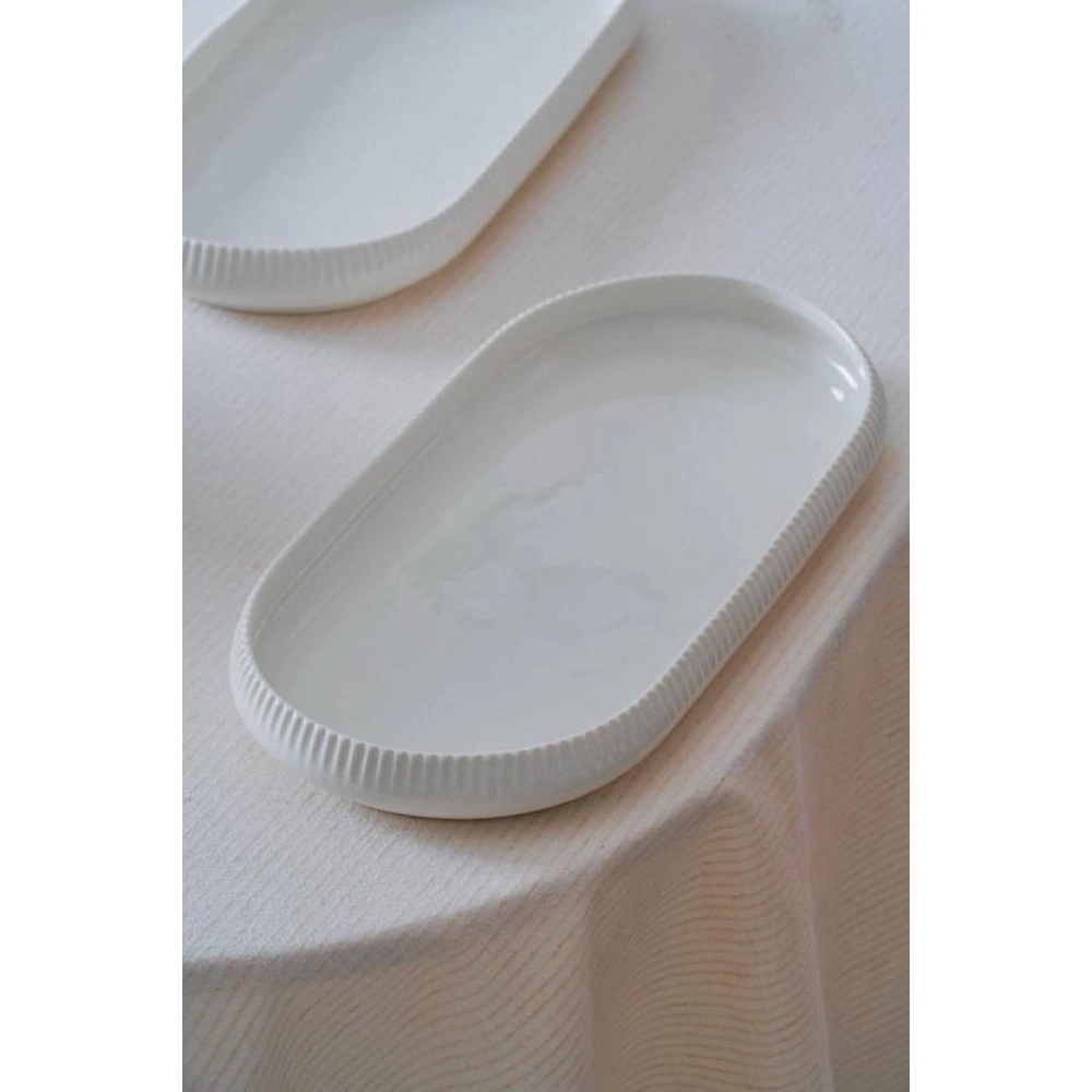 Acar Linea Oval Tabak 32x15x3cm