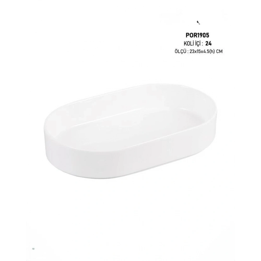 Mien Porselen Oval Tabak 23x15cm