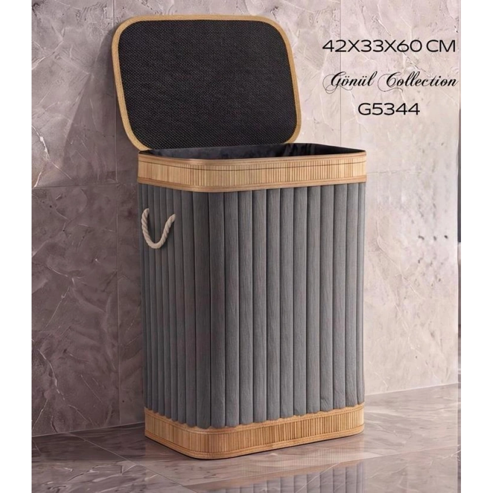 Gnl Bambu Çamaşır Sepeti 40x30x60cm