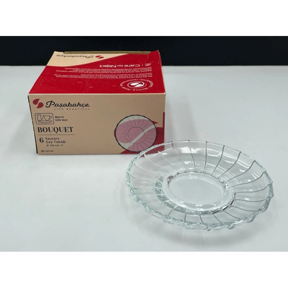 5433800-6X12-Baquet Çay Tabak
