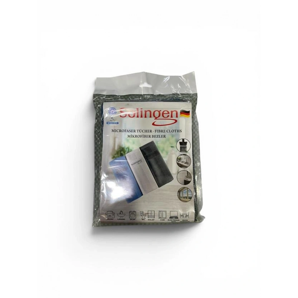 Solingen 3lü Mikrofiber Bez