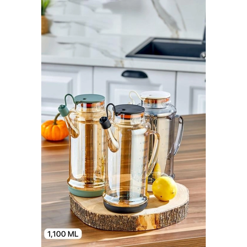 Cok Borosilikat Cam Yağlık 1100cc