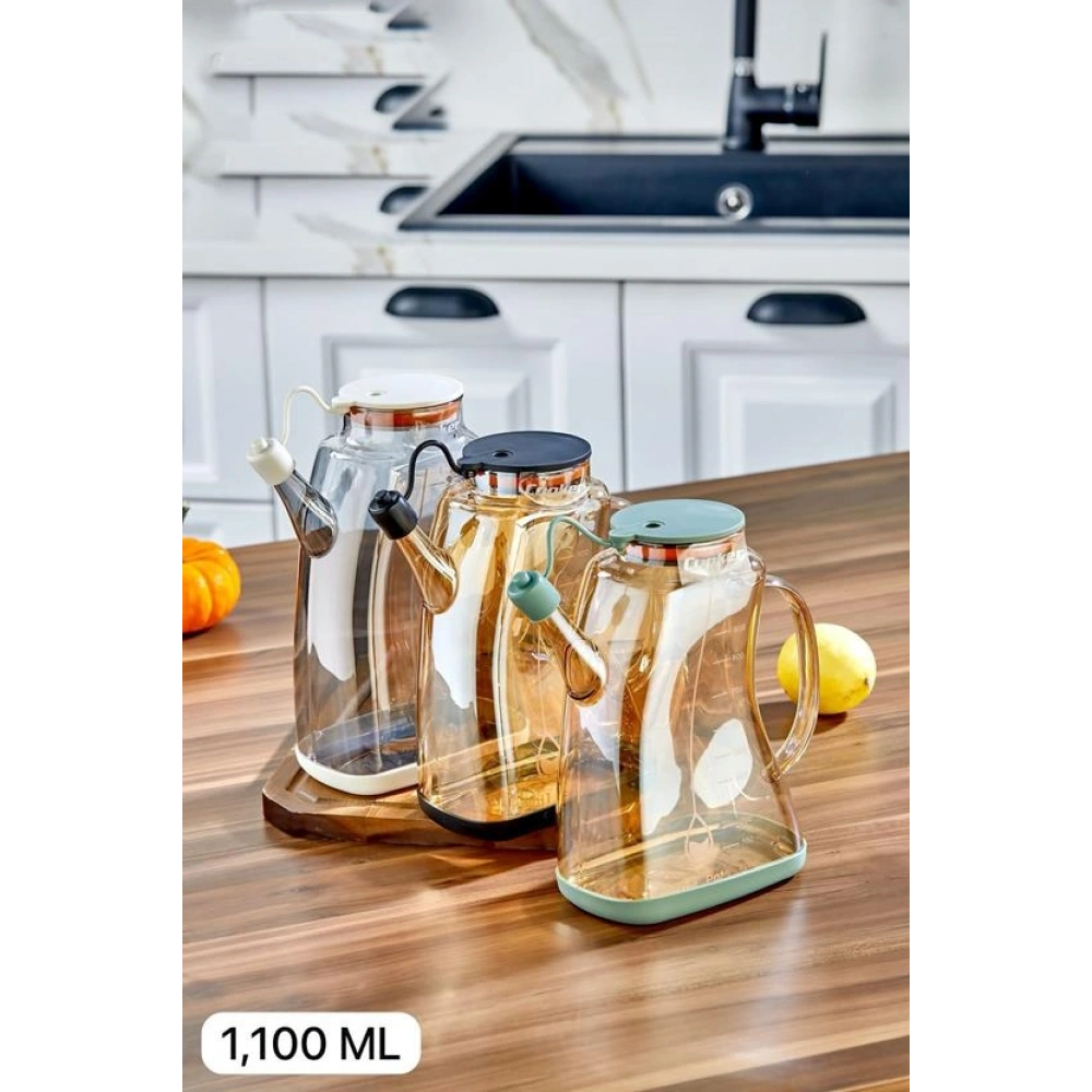 Cok Borosilikat Cam Yağlık 1100cc