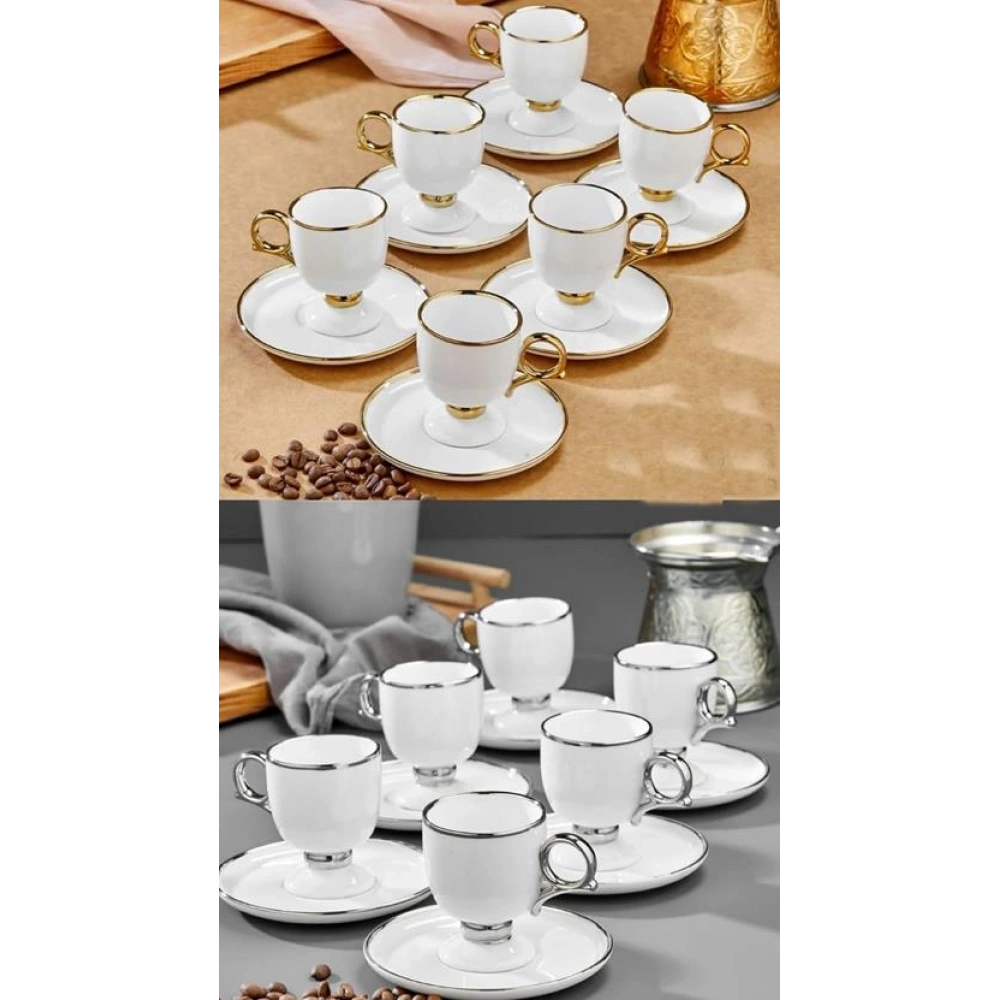 Cok Porselen 6lı Kahve Seti