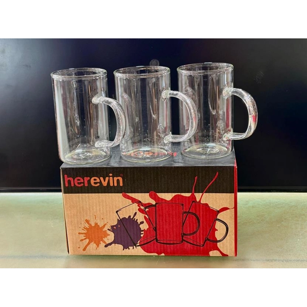 Her 200ml 3lü Borosilikat Kupa