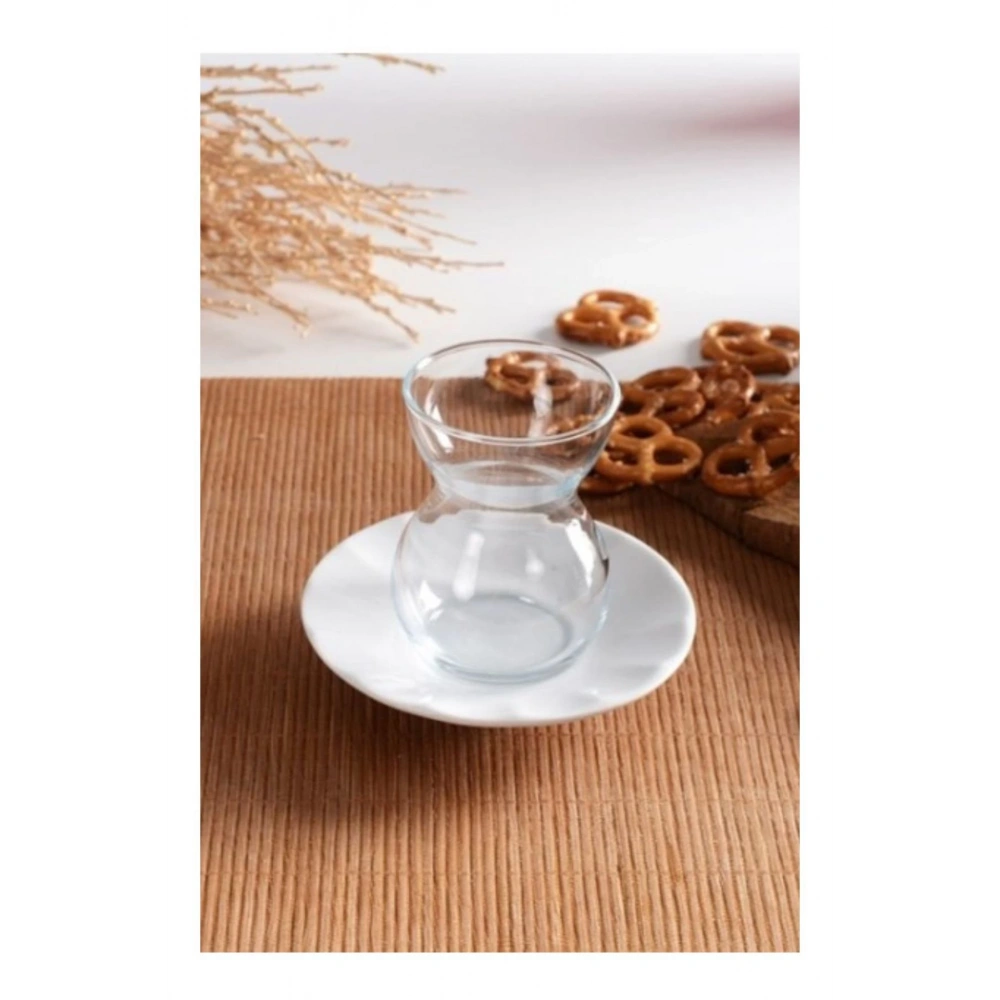 950051-1X4-Dantel Çay Seti