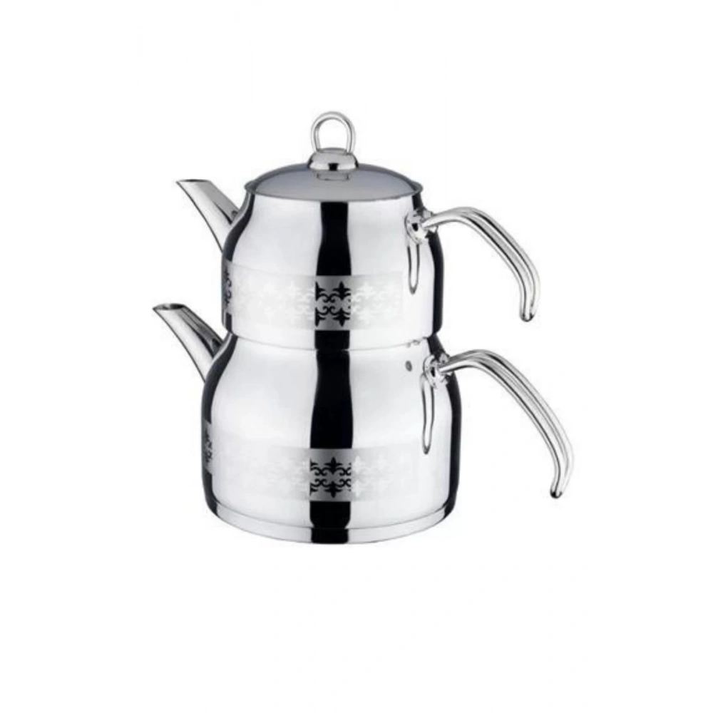 Alr Sude Saten Metal Sap Aile Çaydanlık