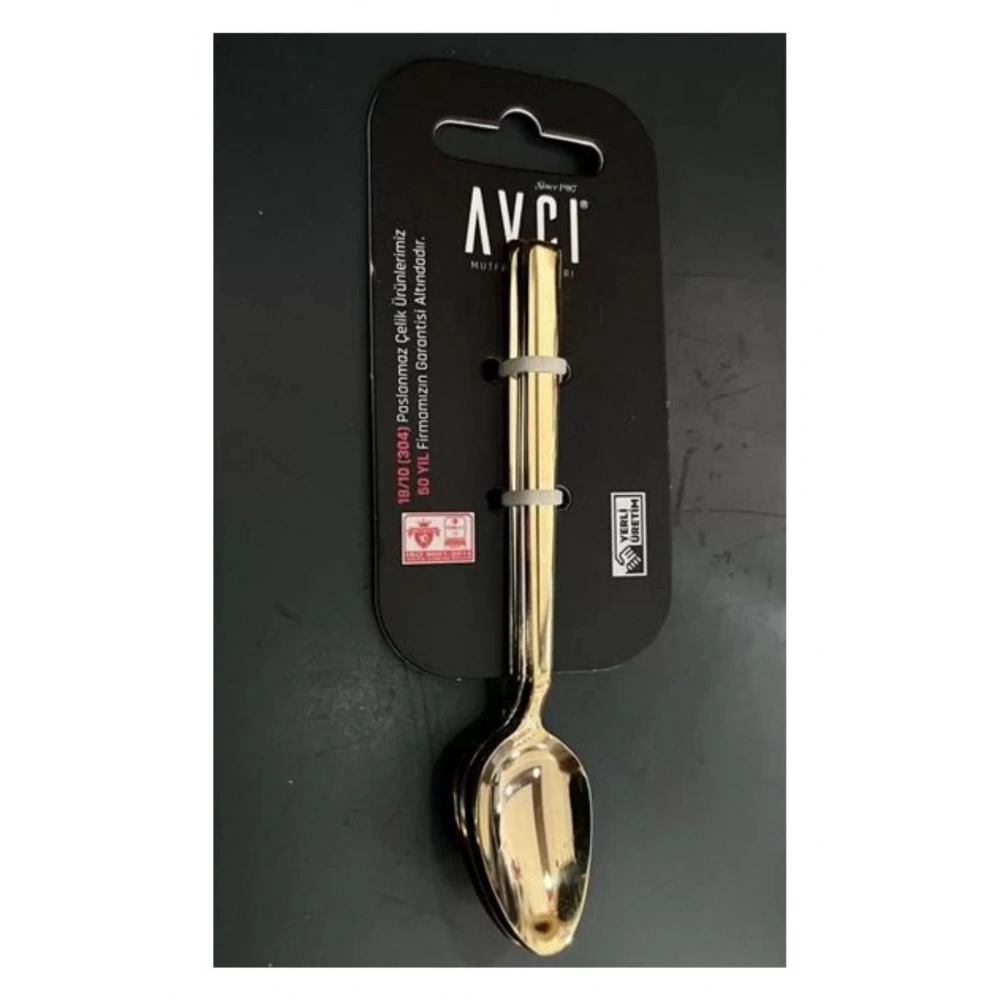 Avc Klas T.Gold Çay Kaşık 3lü