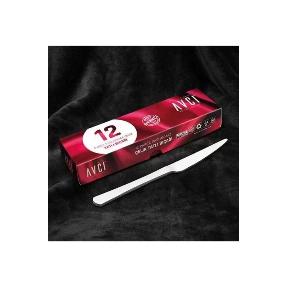 Avcı İstanbul 12li Tatlı Bıçak