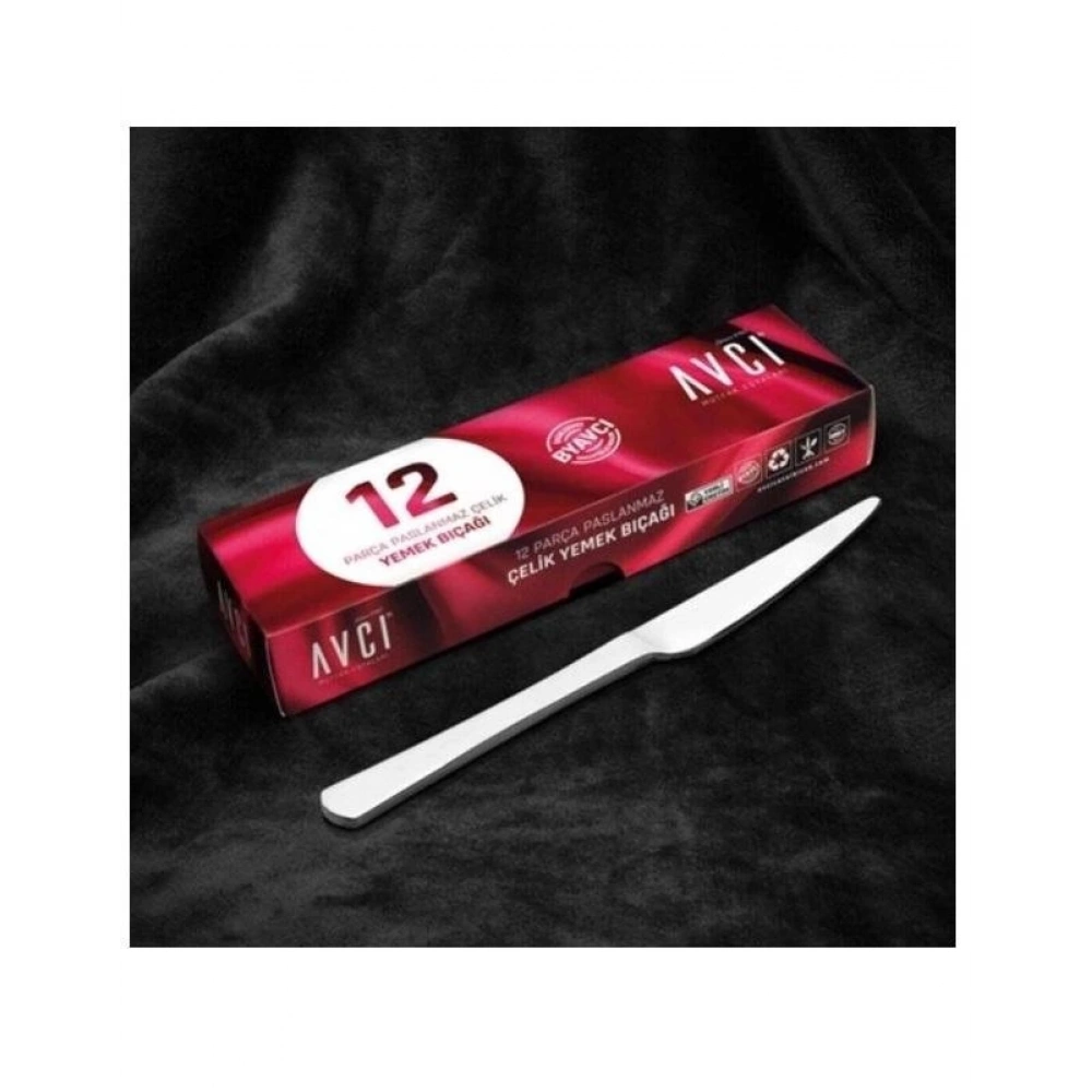 Avcı İstanbul 12li Yemek Bıçak